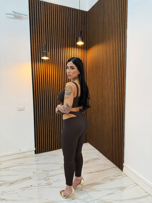 CORDINATO CHLOE MARRONE