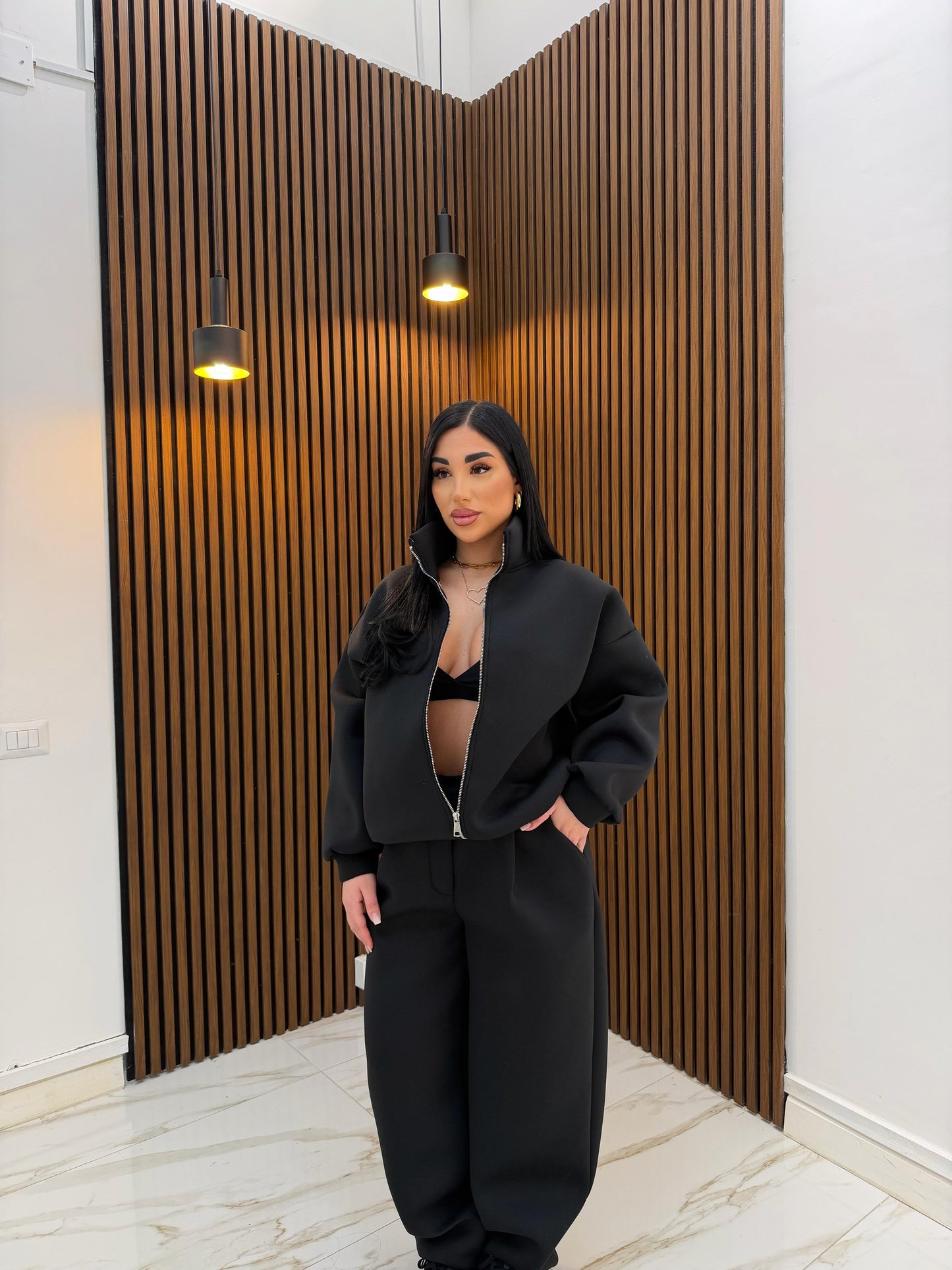 CORDINATO PAZZESCO NERO