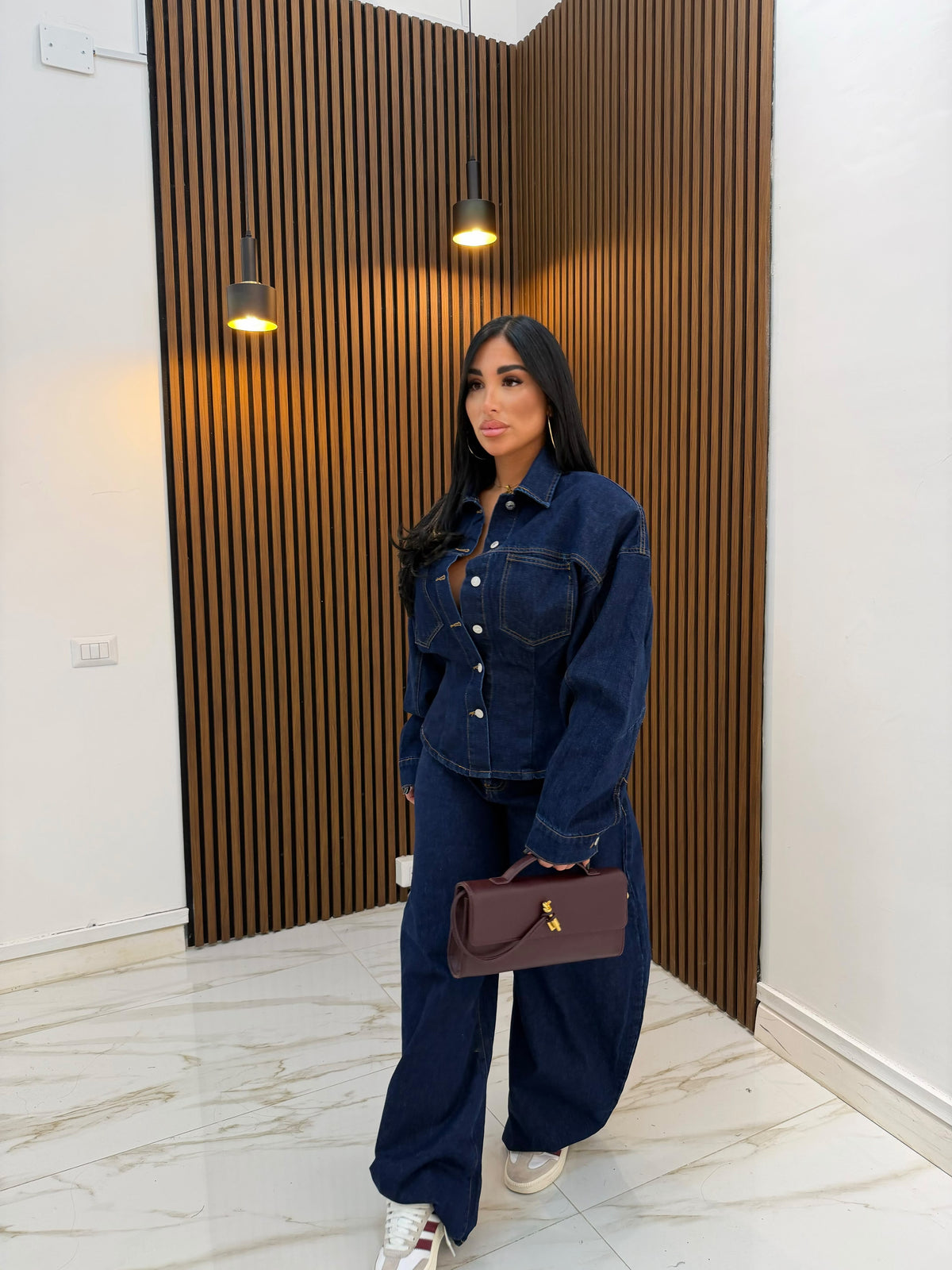 CORDINATO STREET IN DENIM