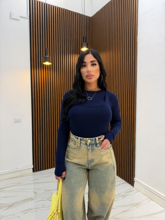 MAGLIA DOPPIA BLU