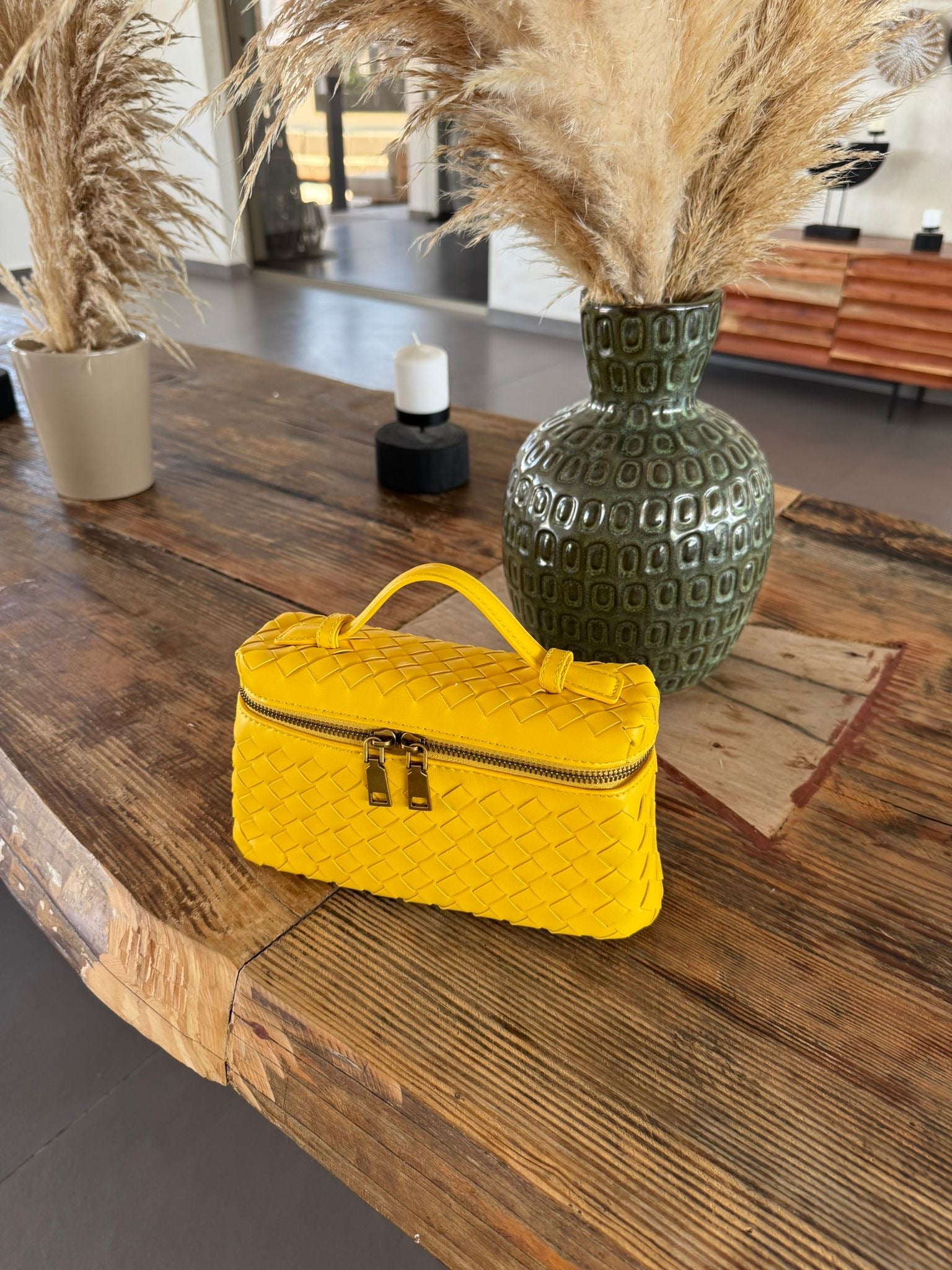 BAGS INTRECCI GIALLO