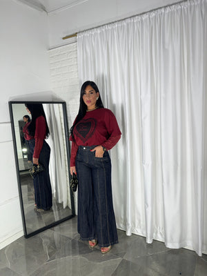 JEANS PALAZZO