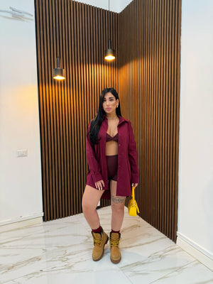 CORD SET AMY BORDEAUX