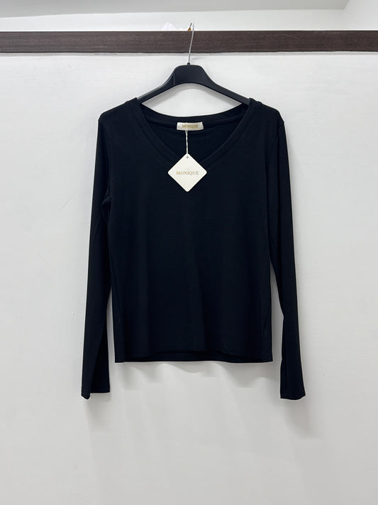 MAGLIA V NERO
