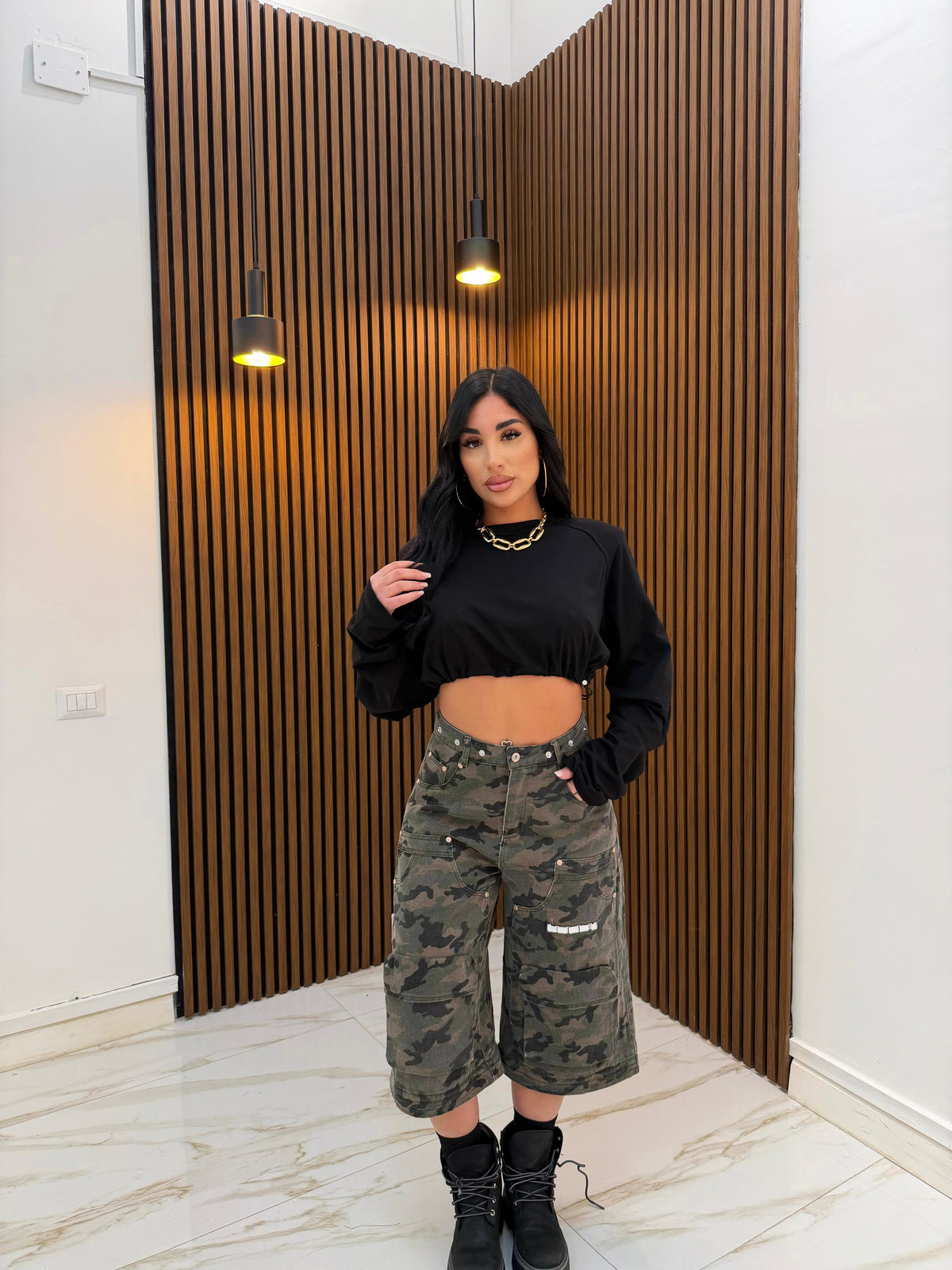 SALOPETTE 3 IN 1 MILITARE