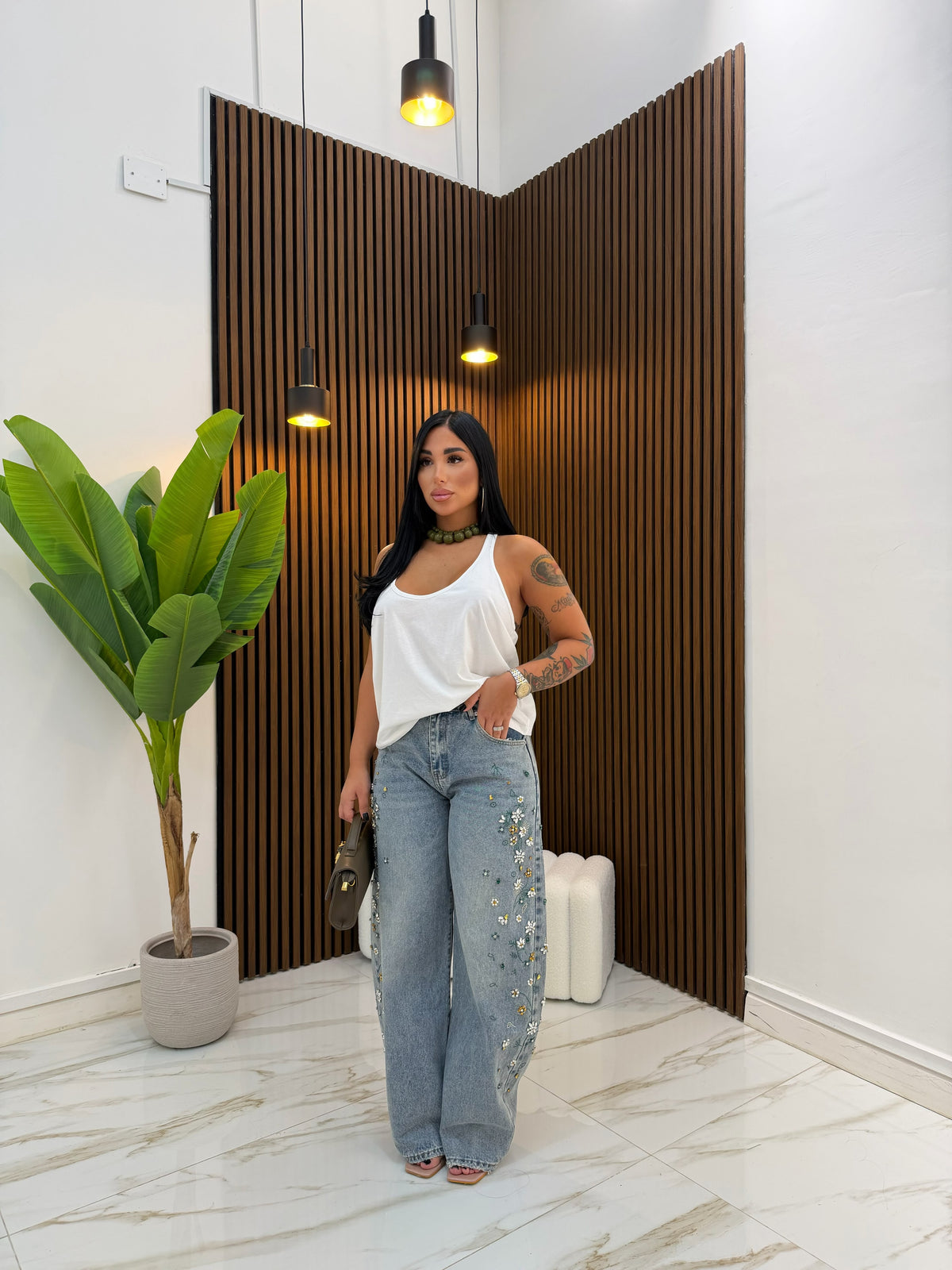CANOTTA OVERSIZE BIANCA