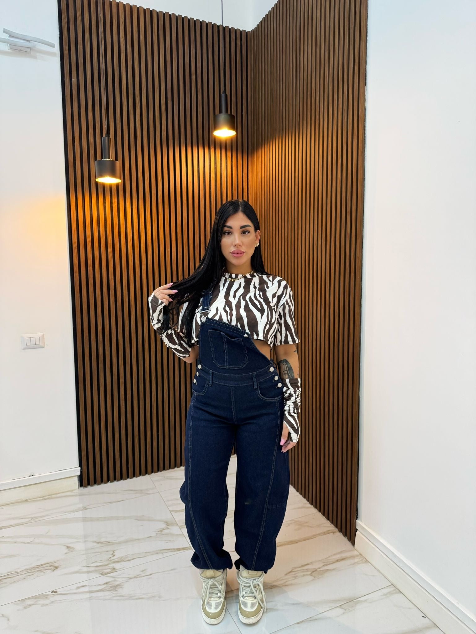 SALOPETTE IN DENIM