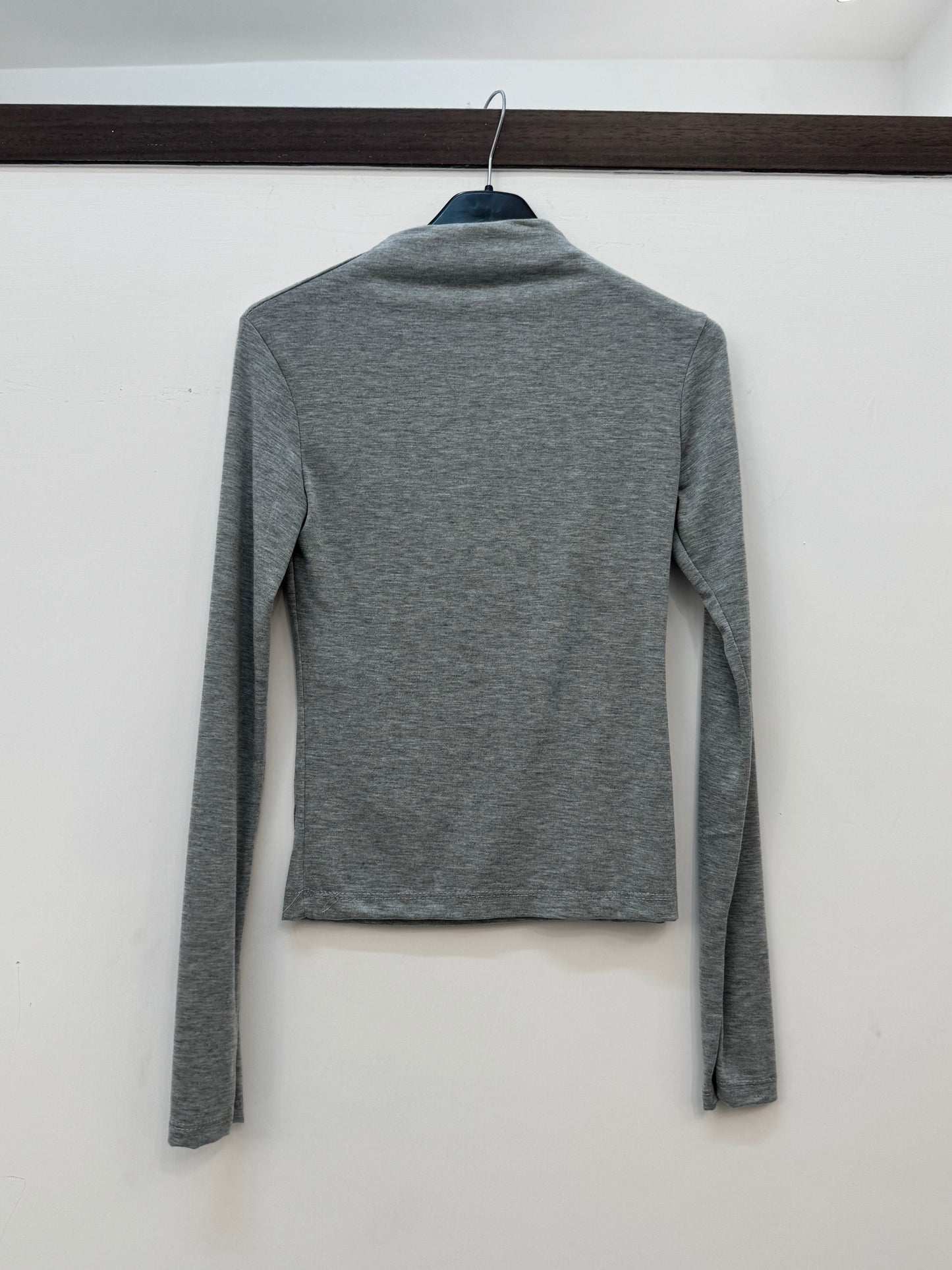 MAGLIA SEMITRASPARENTE GRIGIO