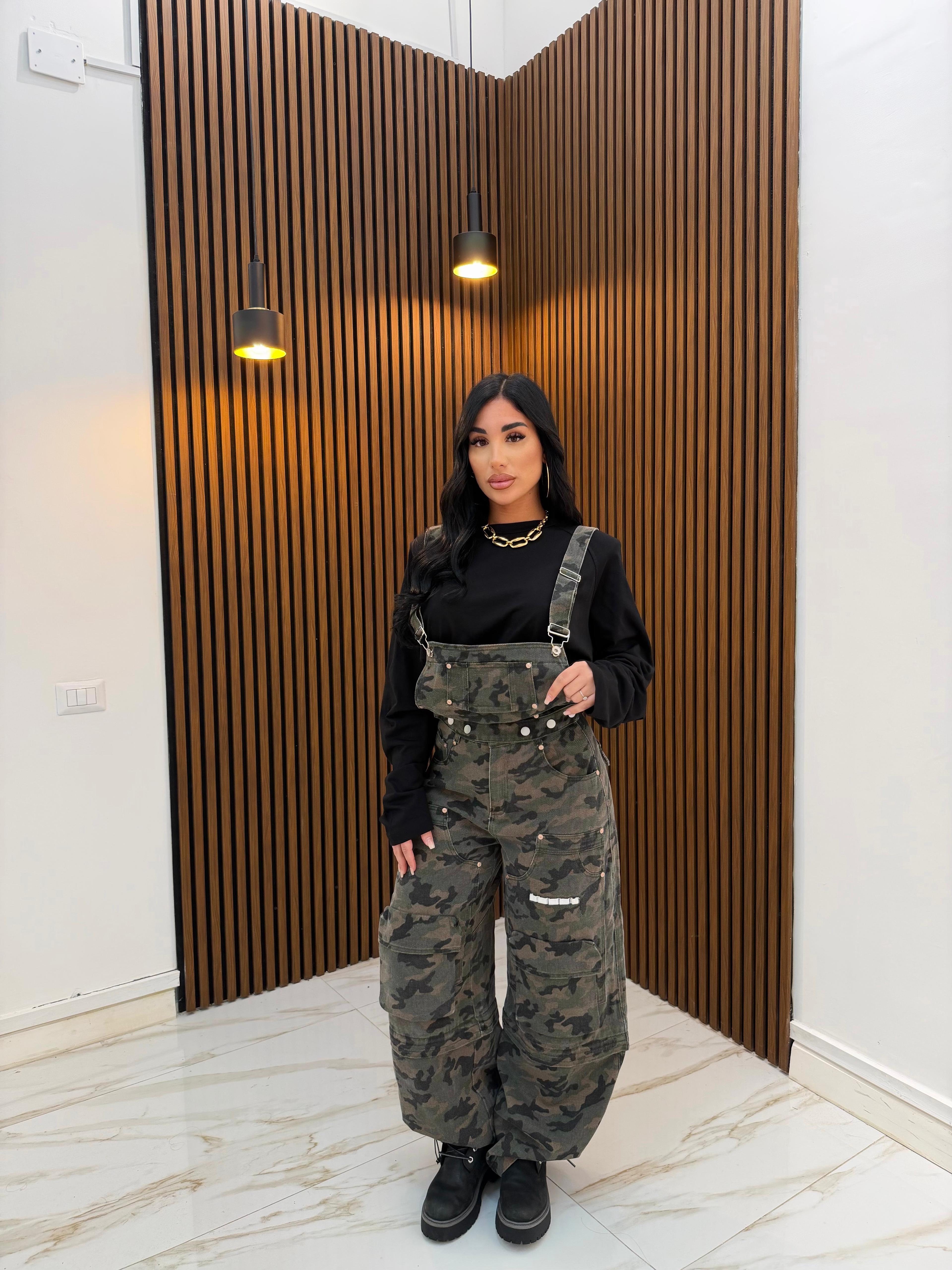 SALOPETTE 3 IN 1 MILITARE