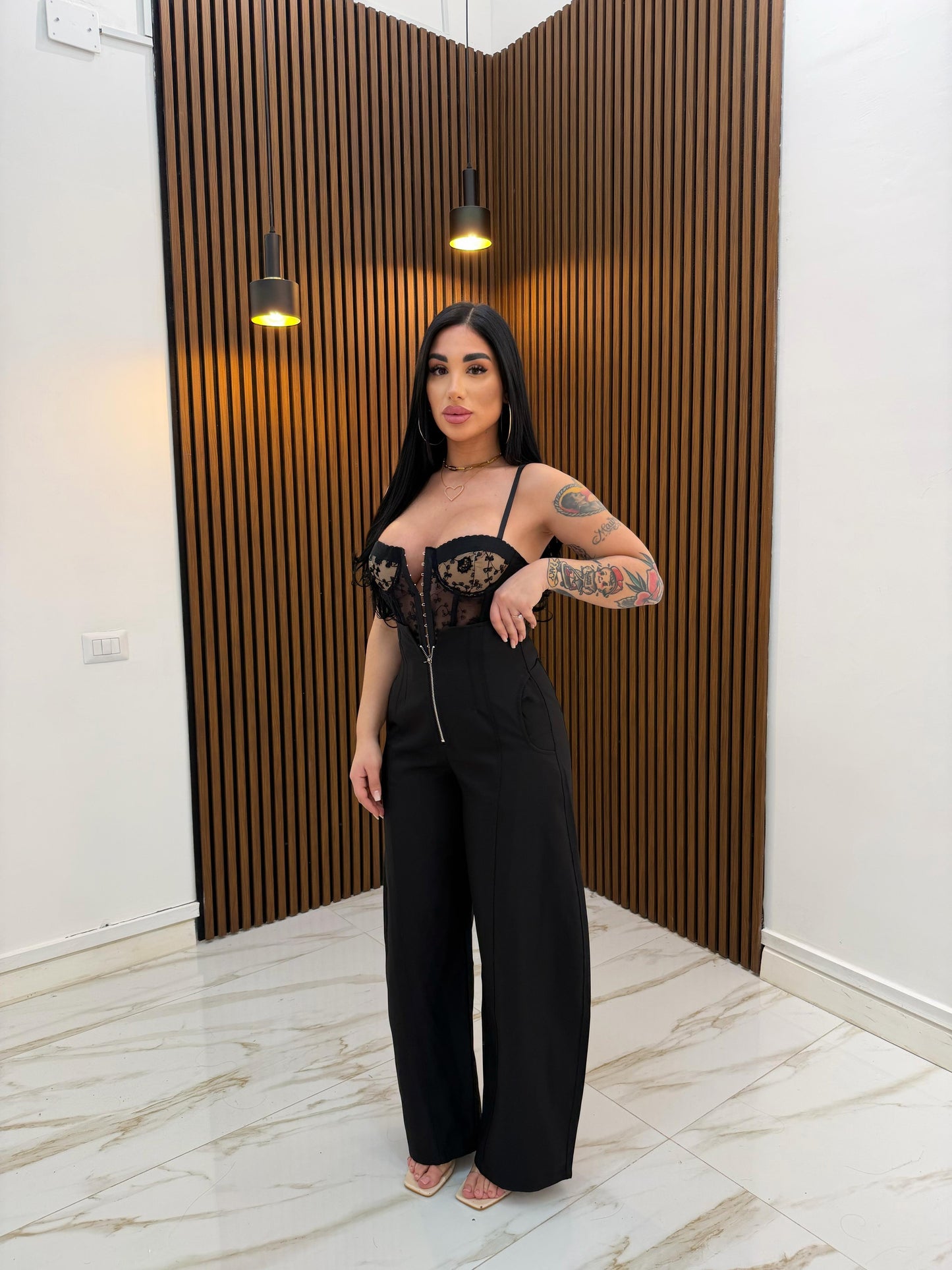 BODY IN PIZZO CON CIAPPE