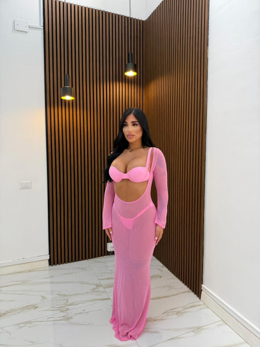 COSTUME SIRENA ROSA