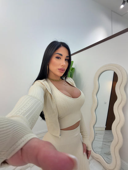 TRIS TRECCIA BEIGE