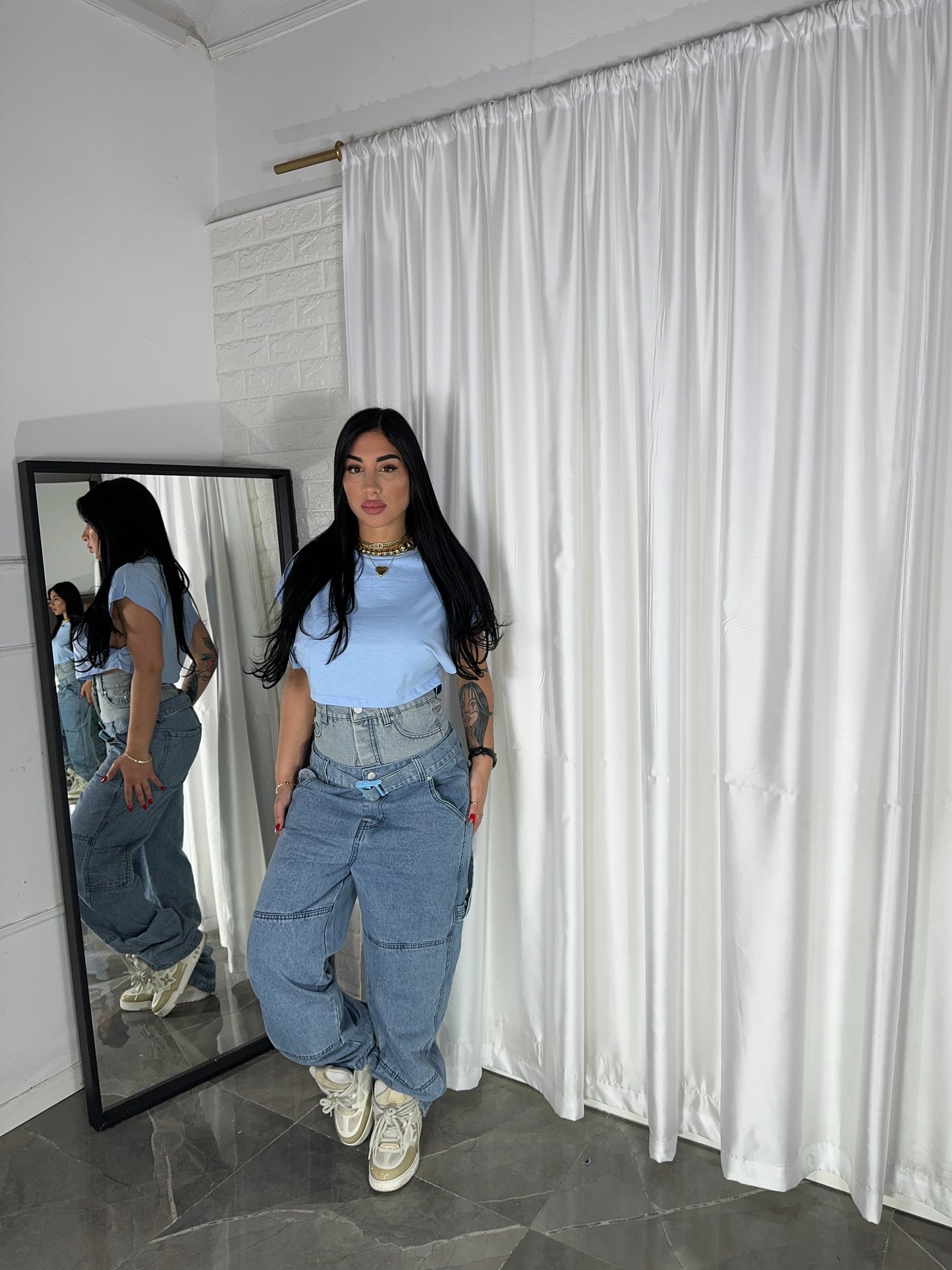 MAGLIA GIROMANICA CROP