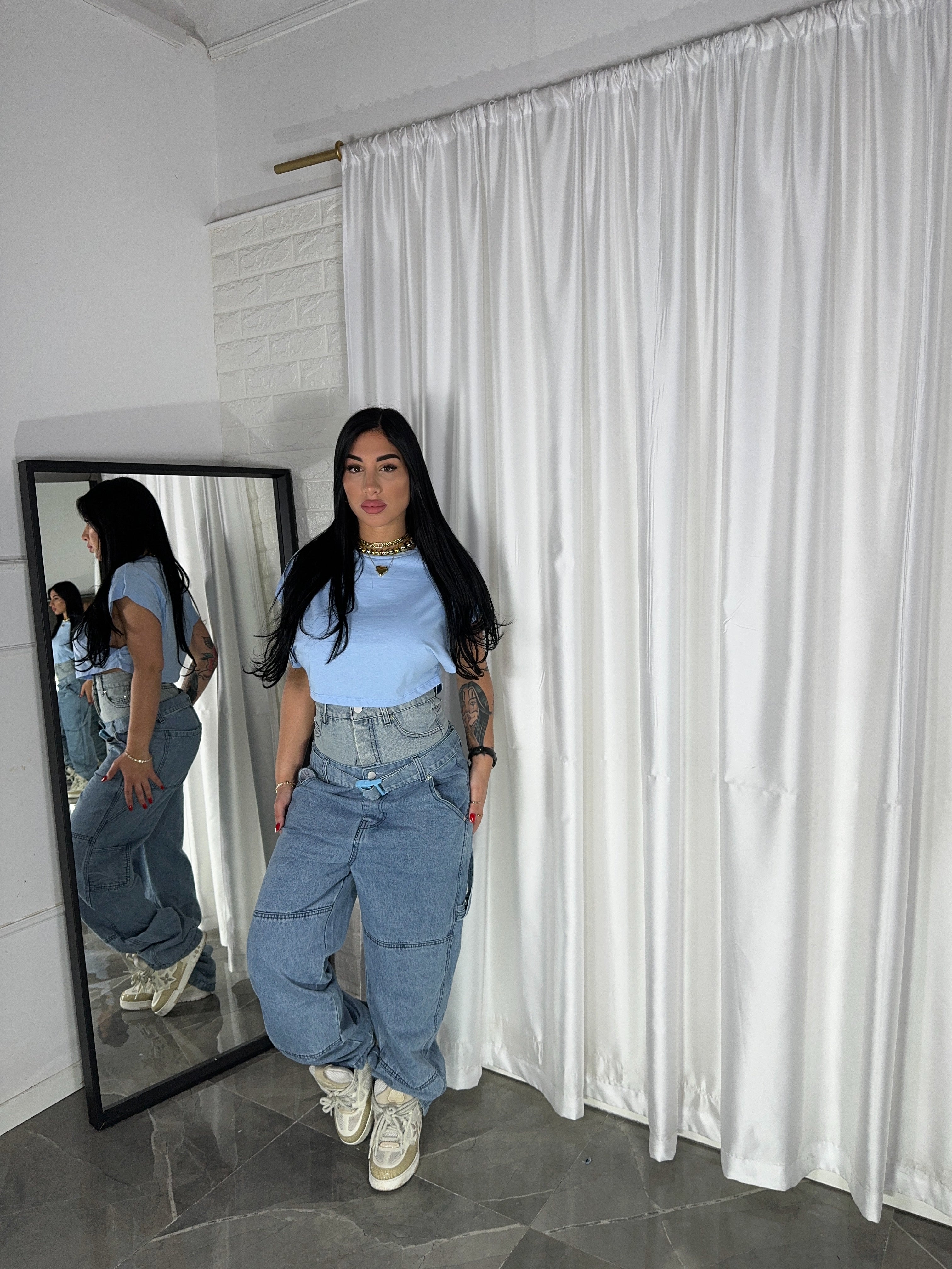 MAGLIA GIROMANICA CROP