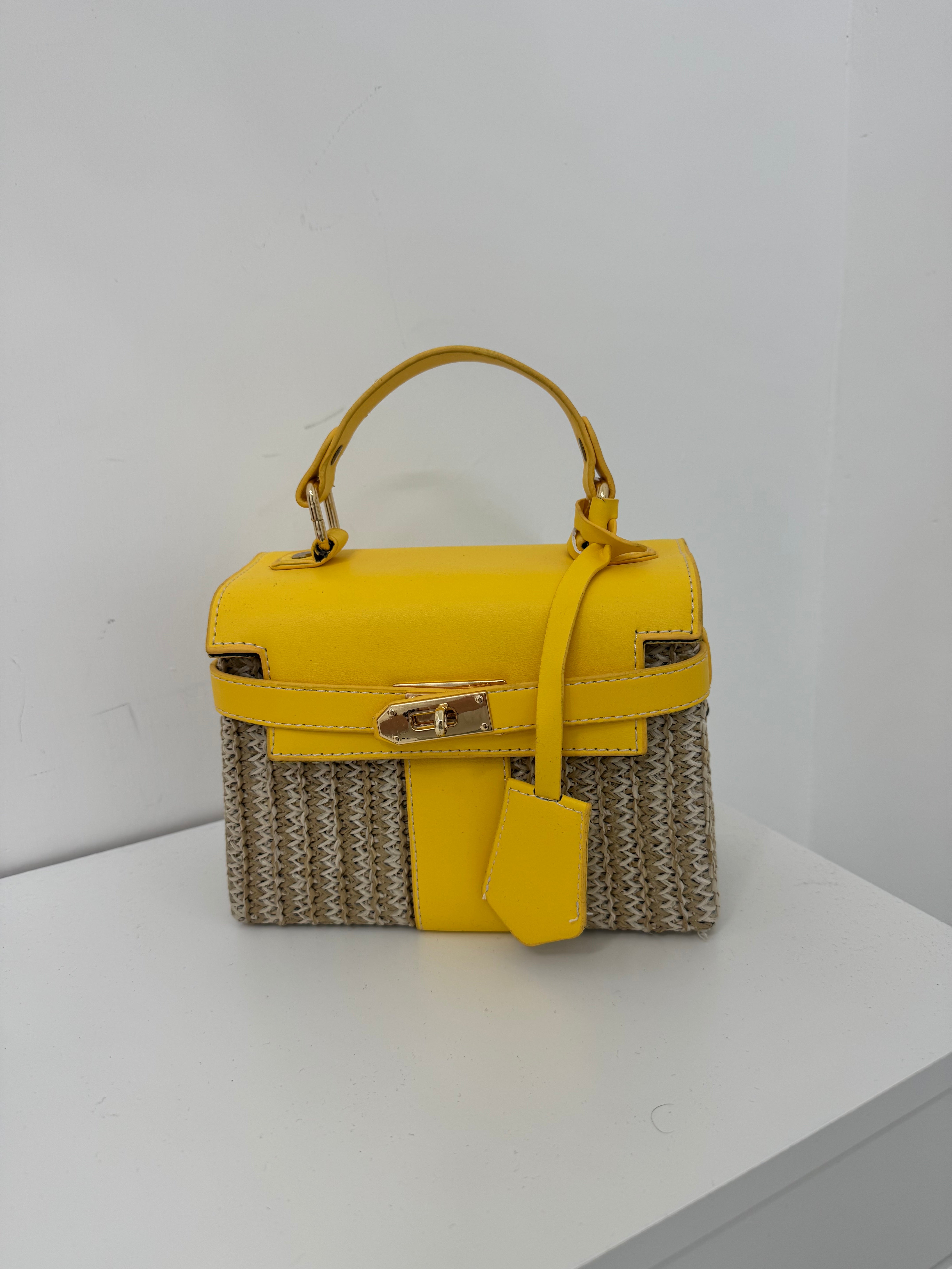 BAGS HERMES IN PAGLIA GIALLA