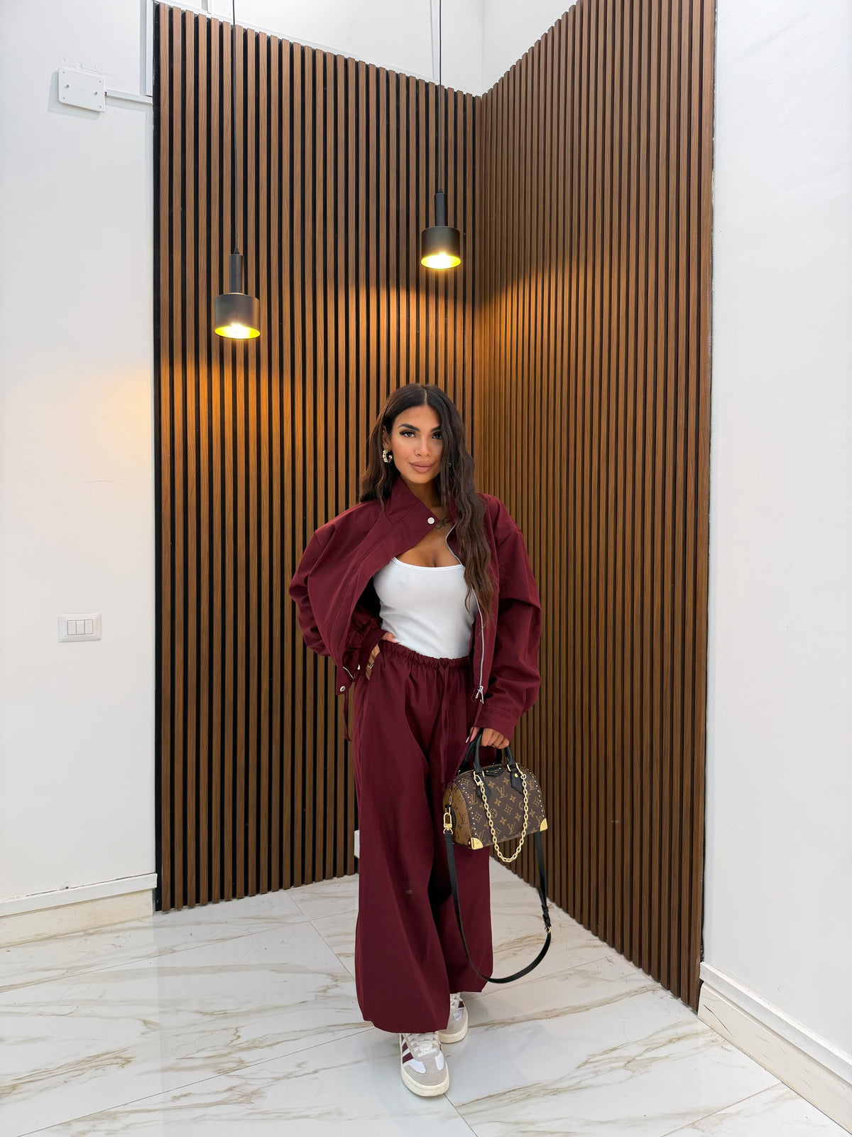 CORDINATO COMFY BORDEAUX