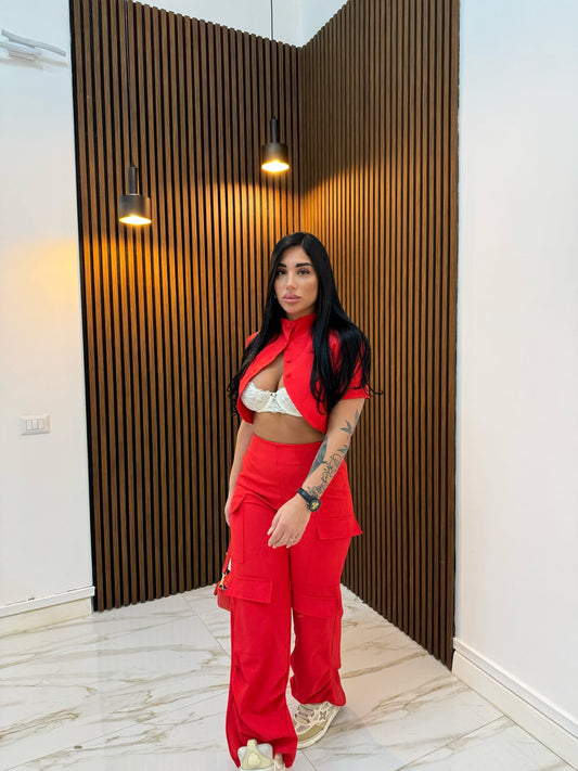 CORDINATO TWENTY ROSSO
