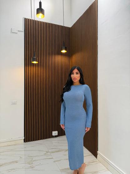 COPRICOSTUME IN LUREX CELESTE