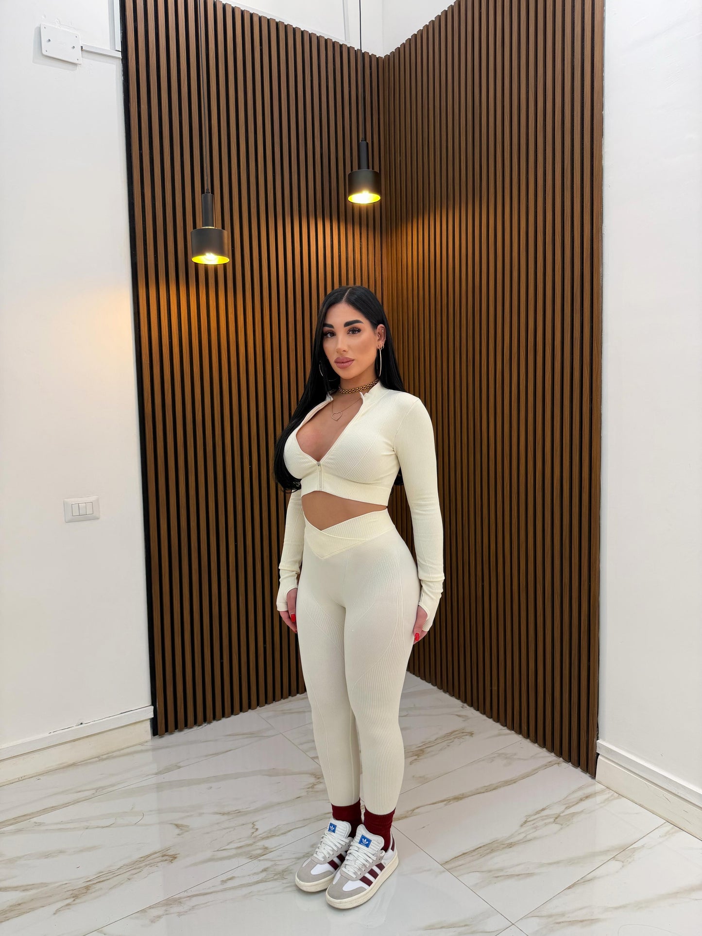 CORDINATO FITNESS PANNA