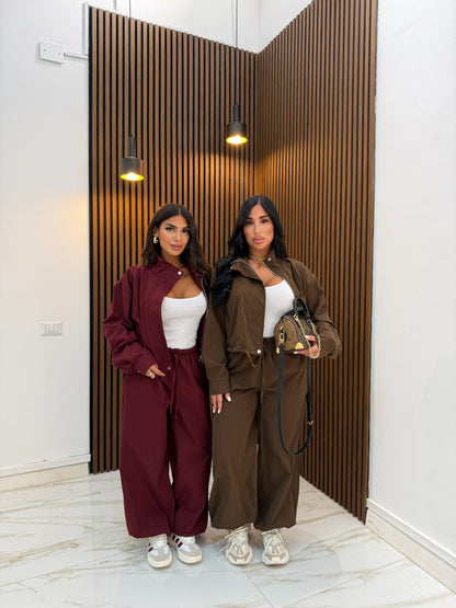 CORDINATO COMFY BORDEAUX