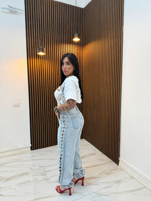 JEANS STRINGHE