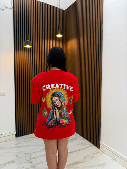 T-SHIRT SAINT ROSSO