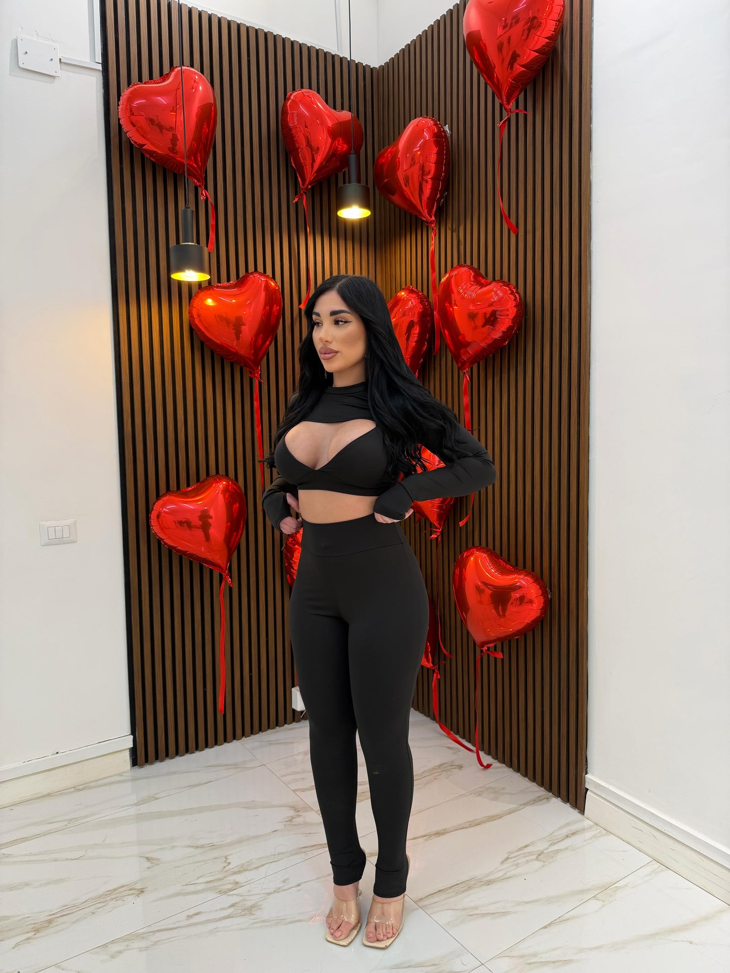 CORDINATO TRILLY NERO