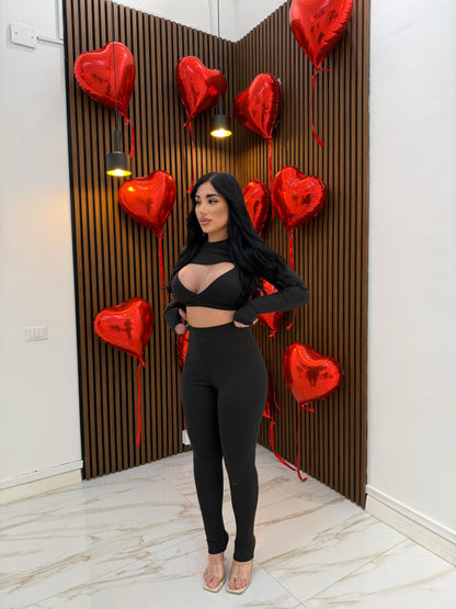 CORDINATO TRILLY NERO