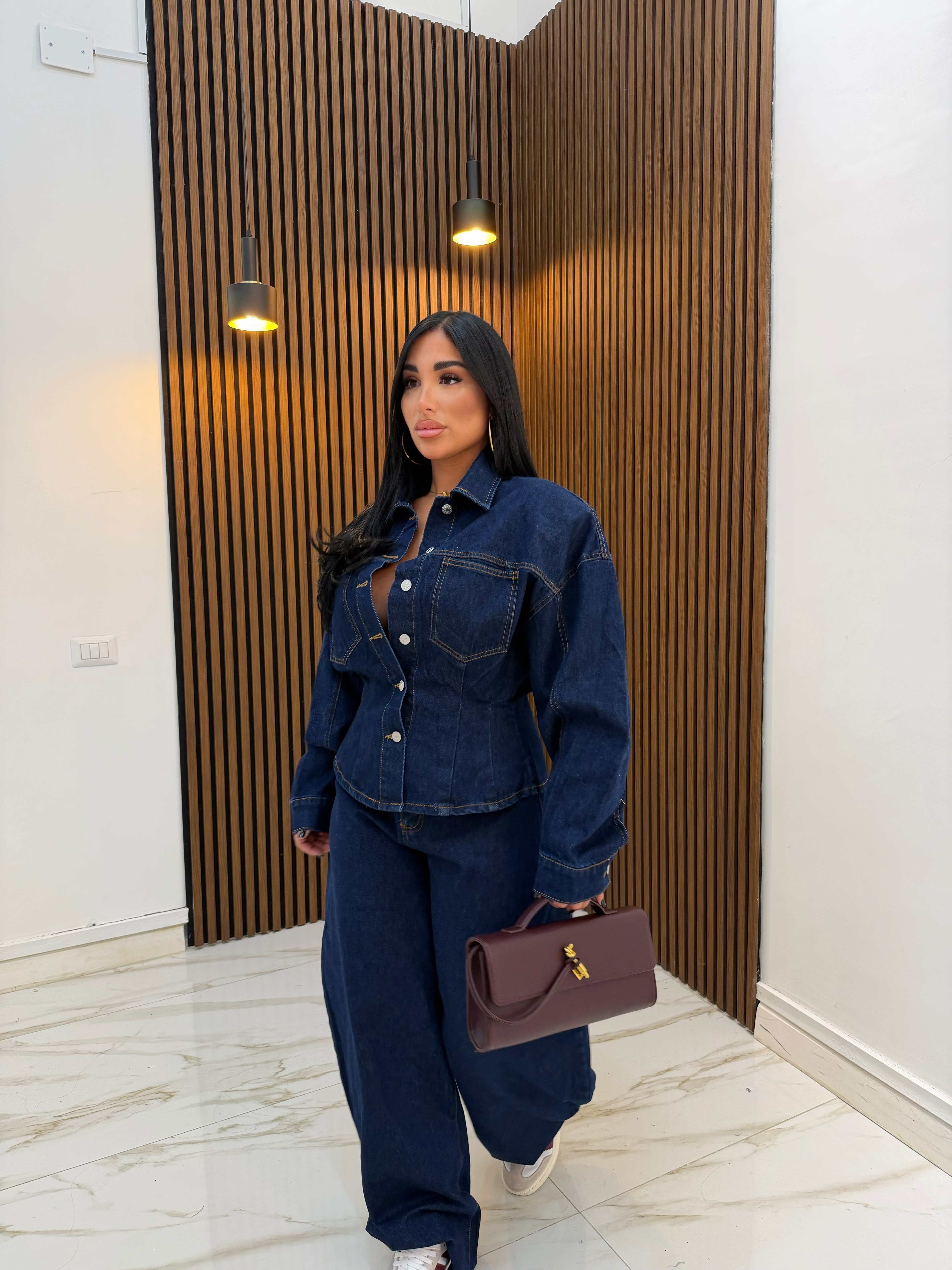 CORDINATO STREET IN DENIM