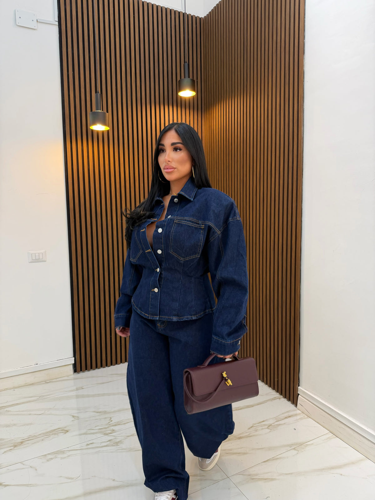 CORDINATO STREET IN DENIM