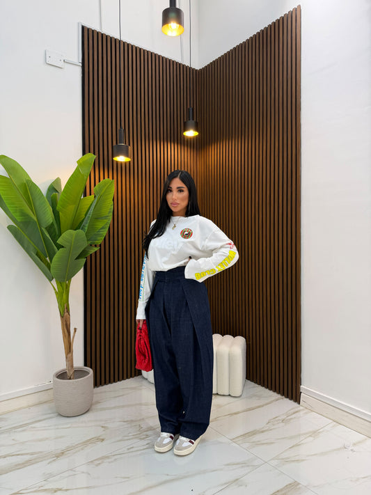 PANTALONE FASCIONE IN DENIM