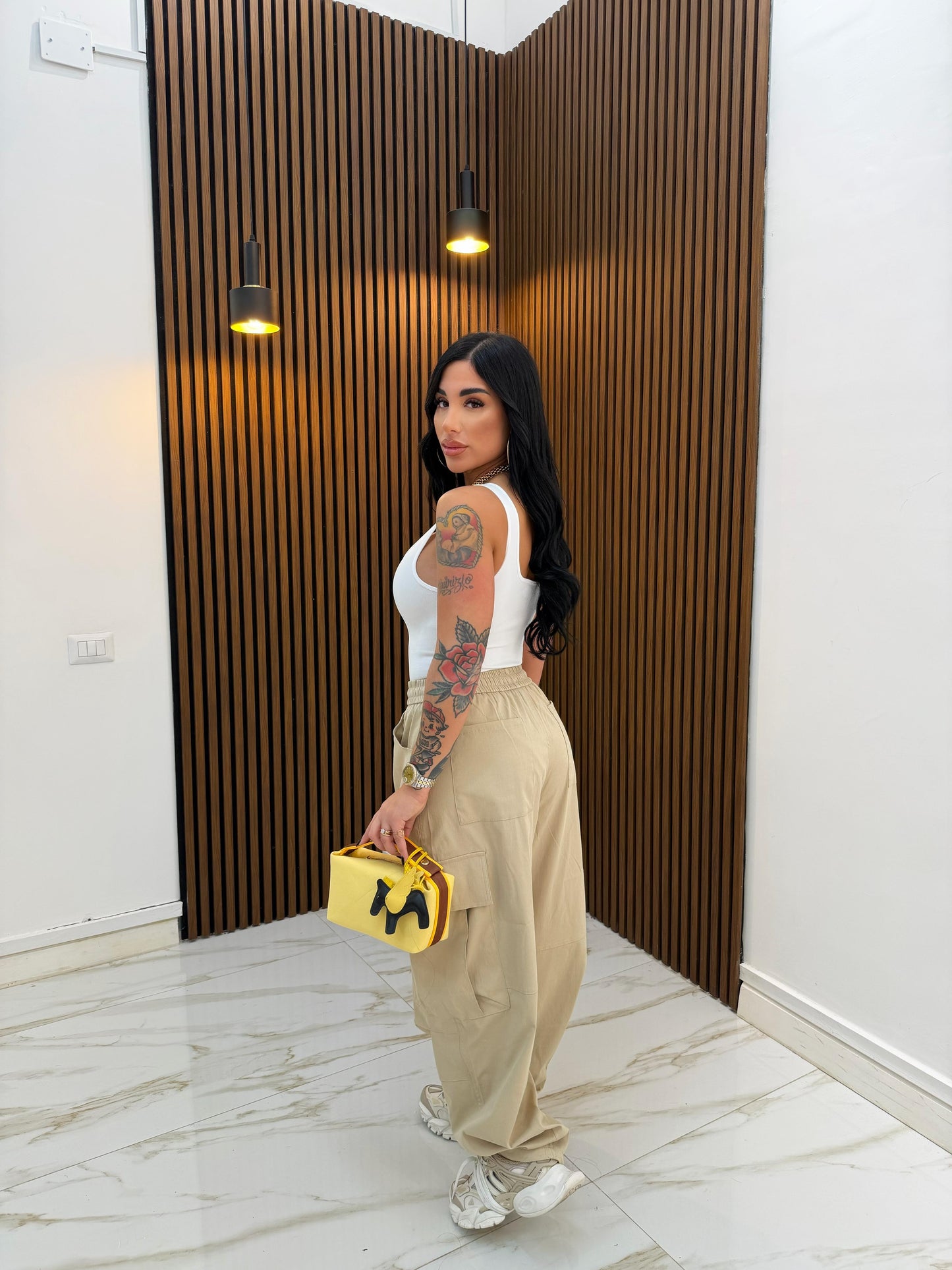 CARGO FATY BEIGE