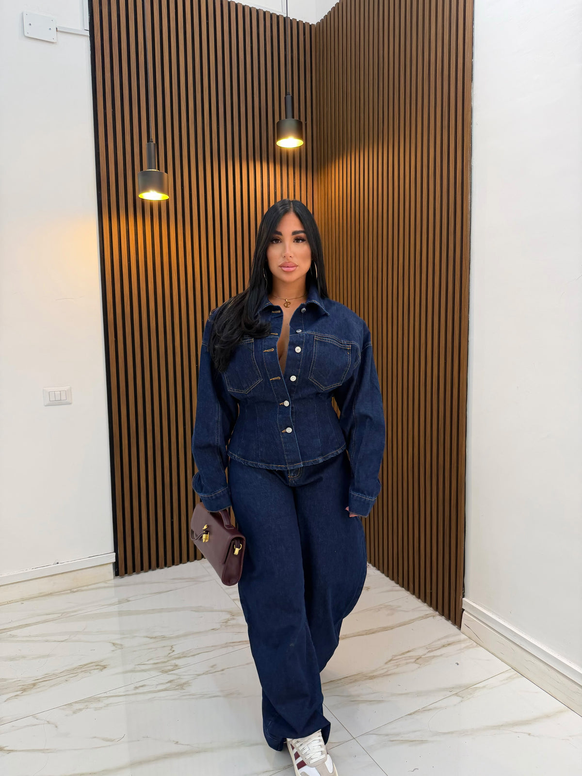 CORDINATO STREET IN DENIM