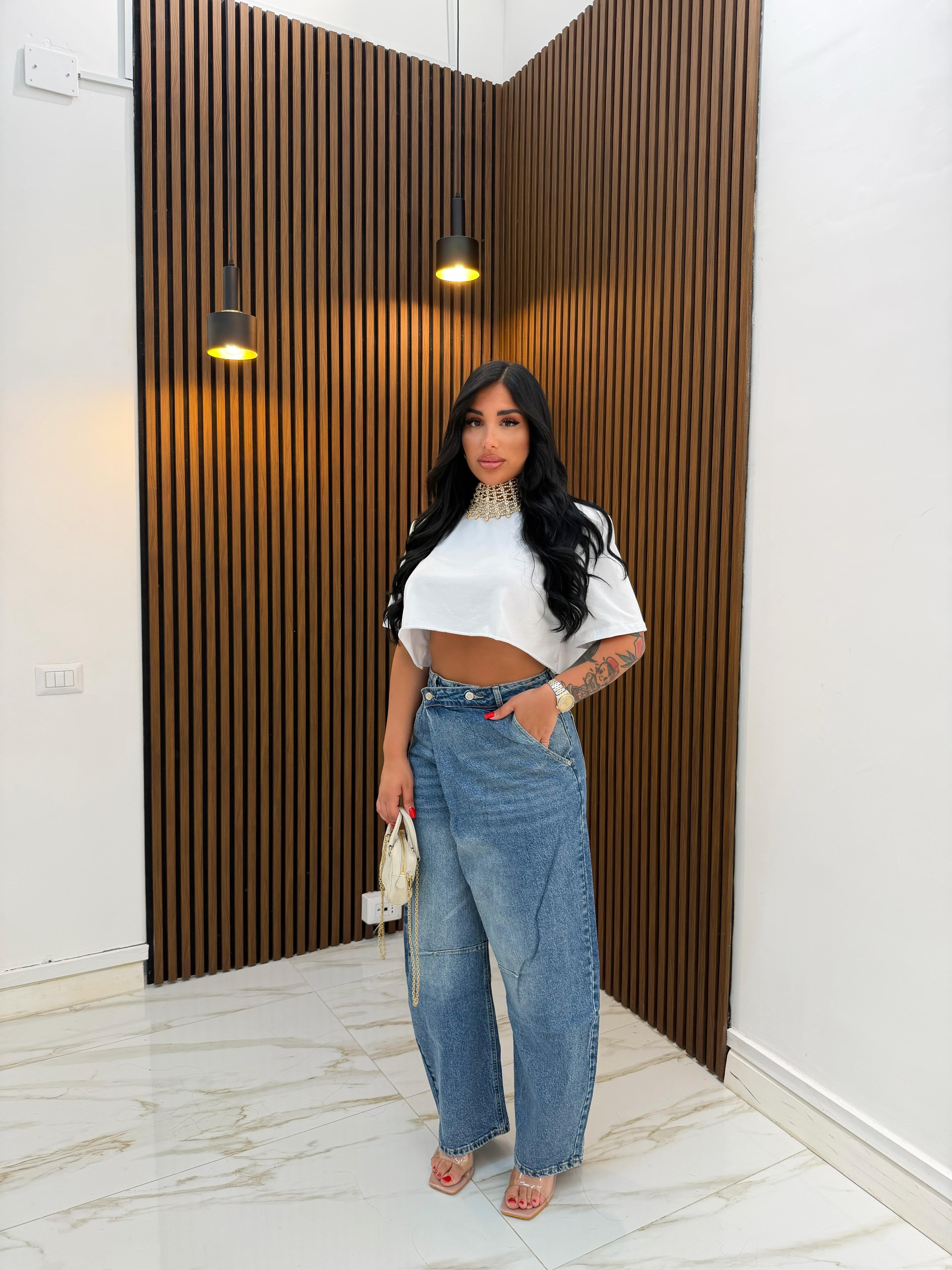 JEANS ASIMMETRICO