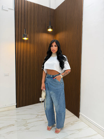 JEANS ASIMMETRICO