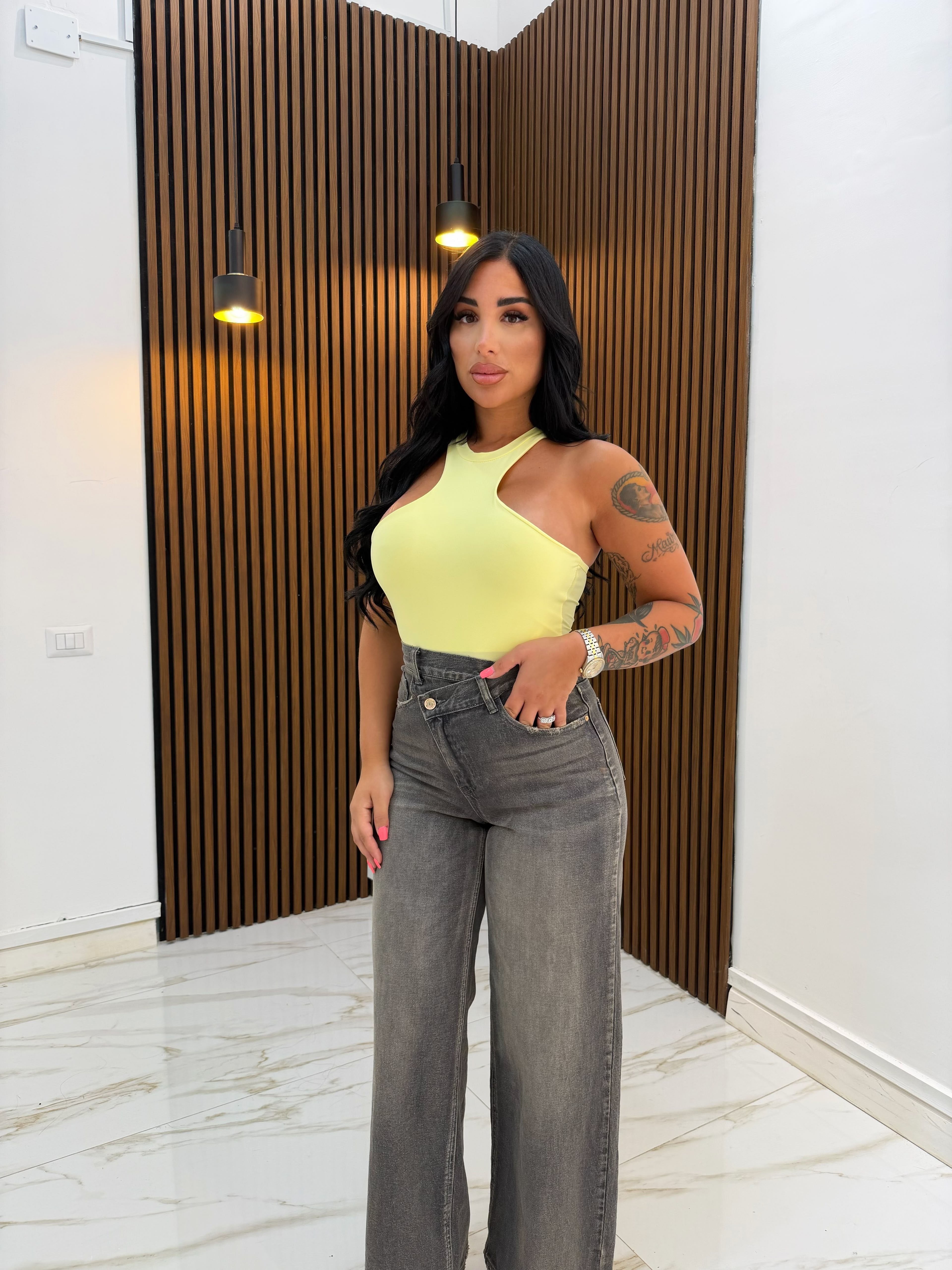 JEANS ASIMMETRICO