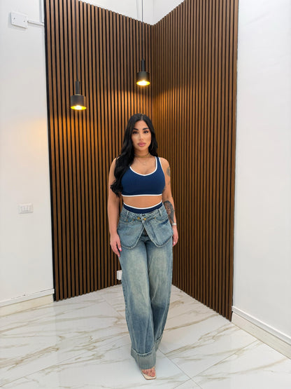 JEANS CON FASCIA