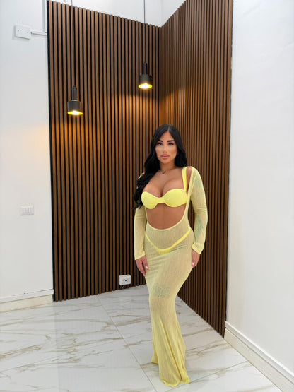 COSTUME SIRENA GIALLO