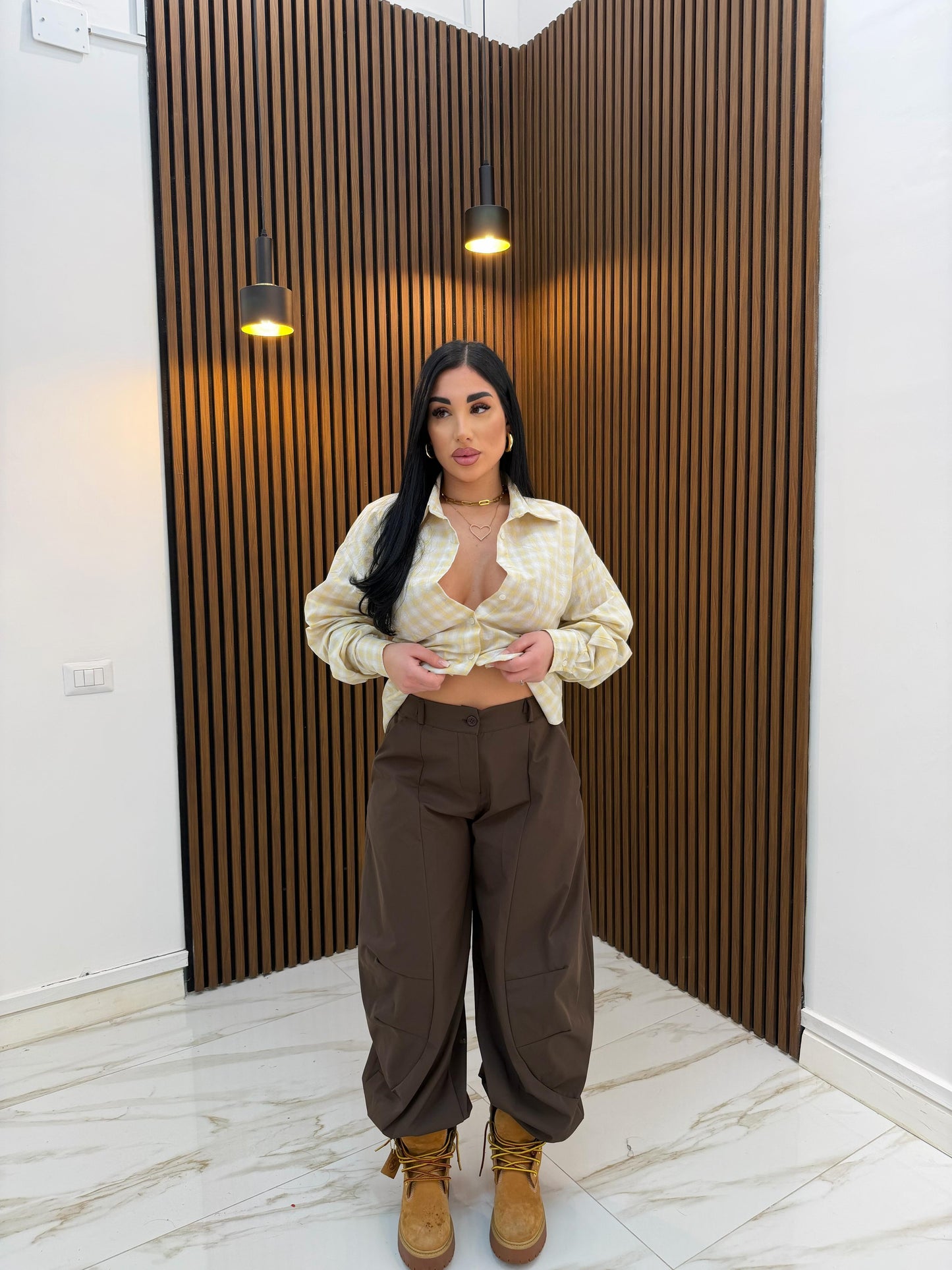 PANTALONE BOOM MARRONE