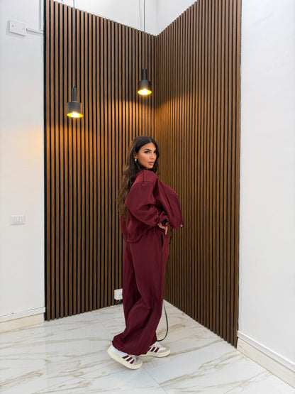 CORDINATO COMFY BORDEAUX