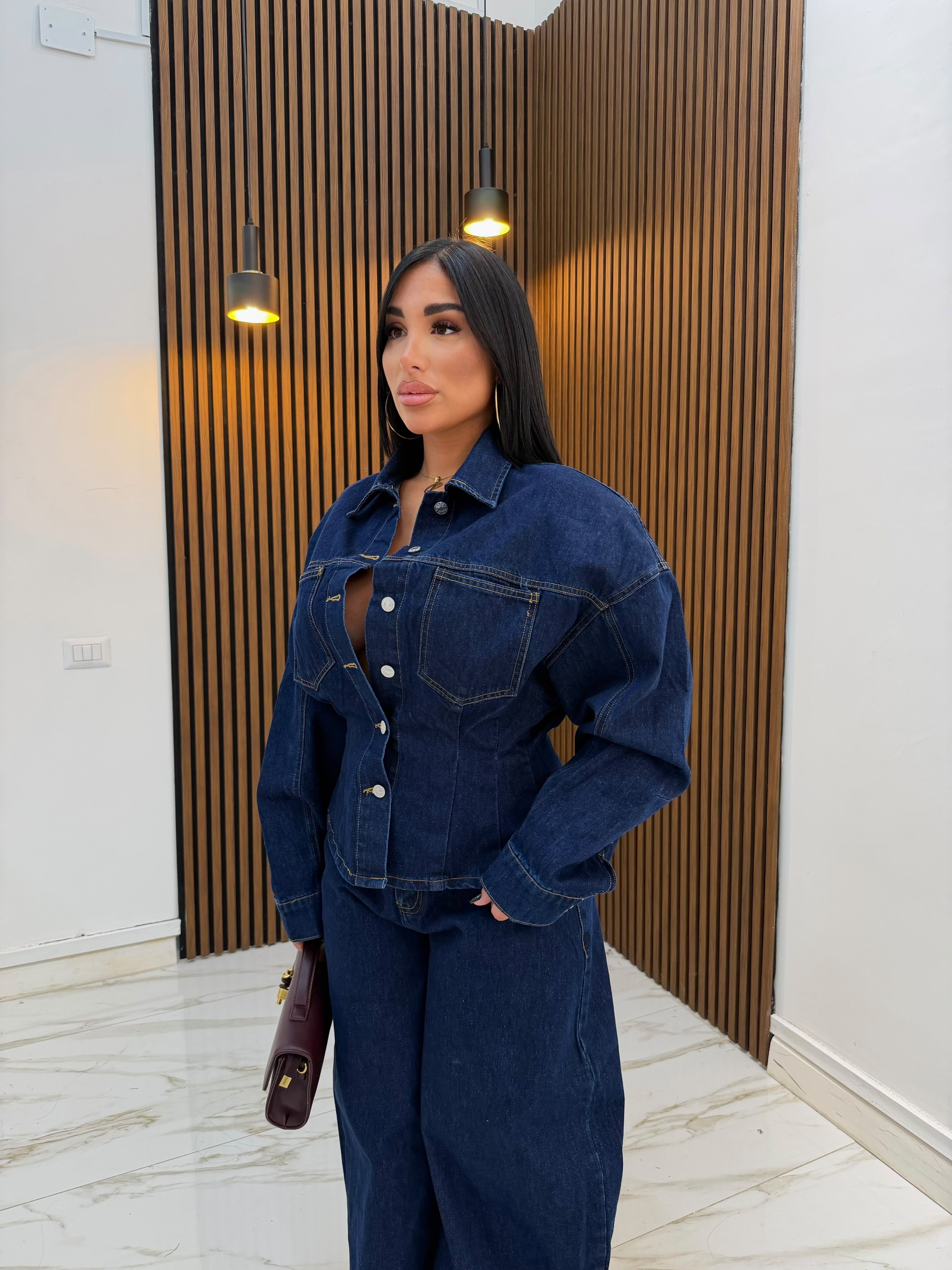 CORDINATO STREET IN DENIM