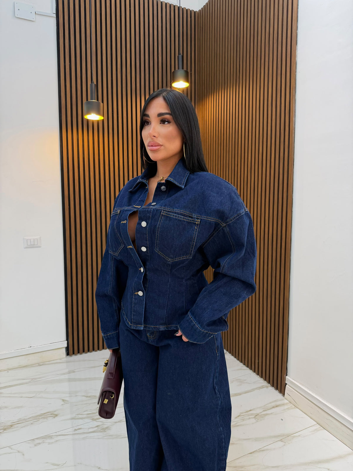 CORDINATO STREET IN DENIM