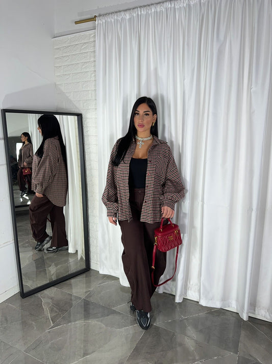 PANTALONE ONDA MARRONE