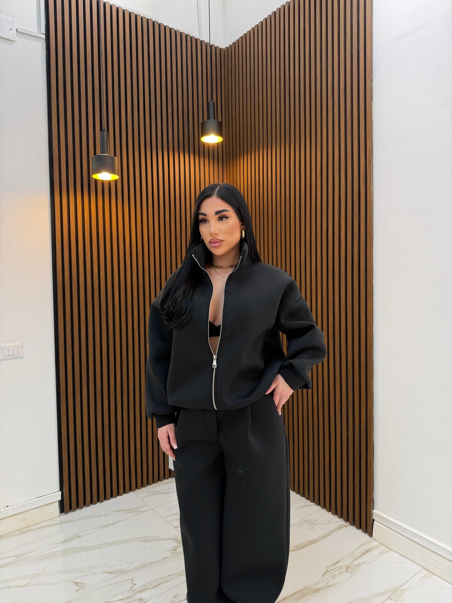 CORDINATO PAZZESCO NERO