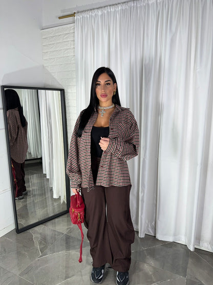 PANTALONE ONDA MARRONE