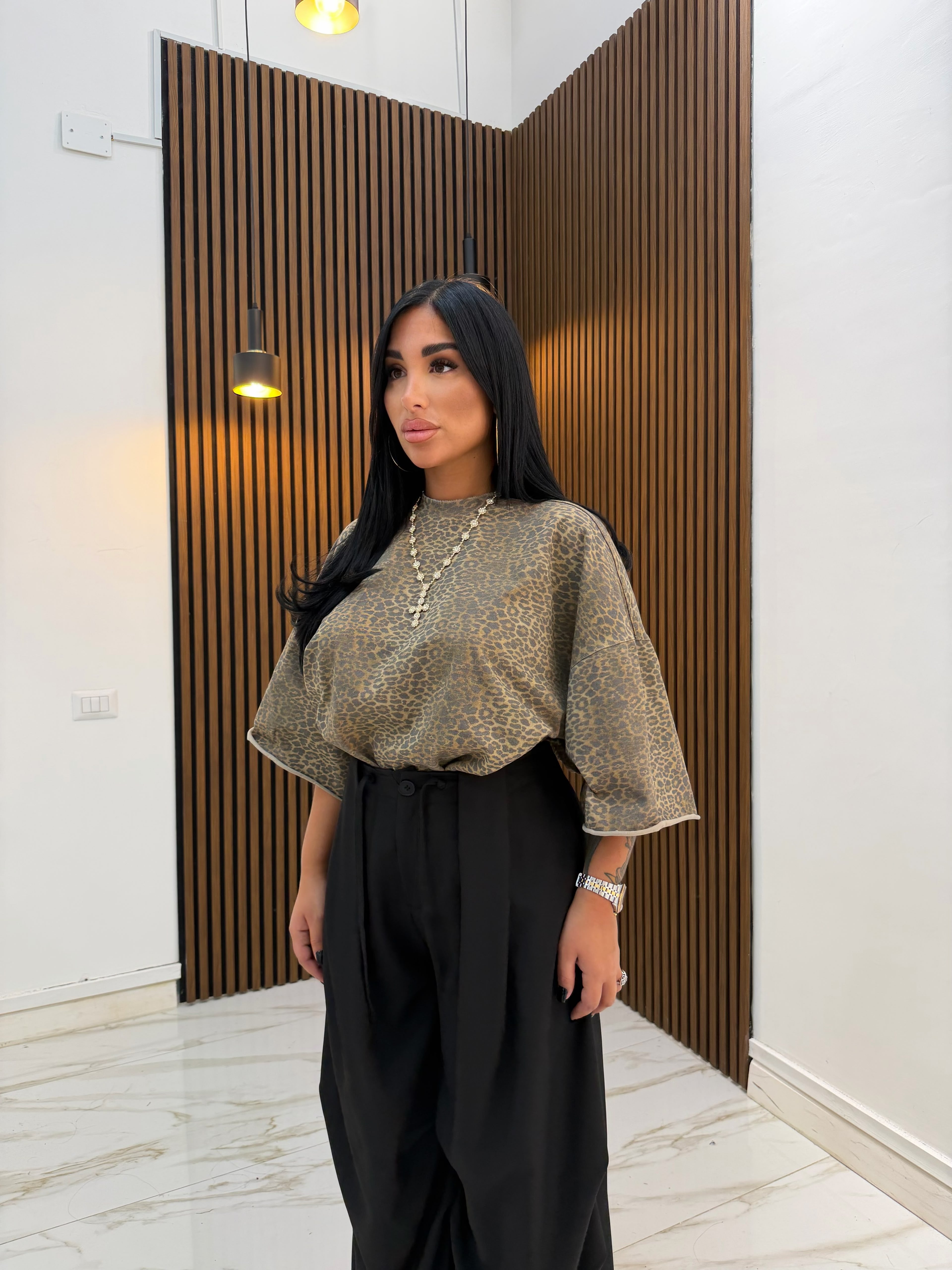 MAXI T-SHIRT MACULATO
