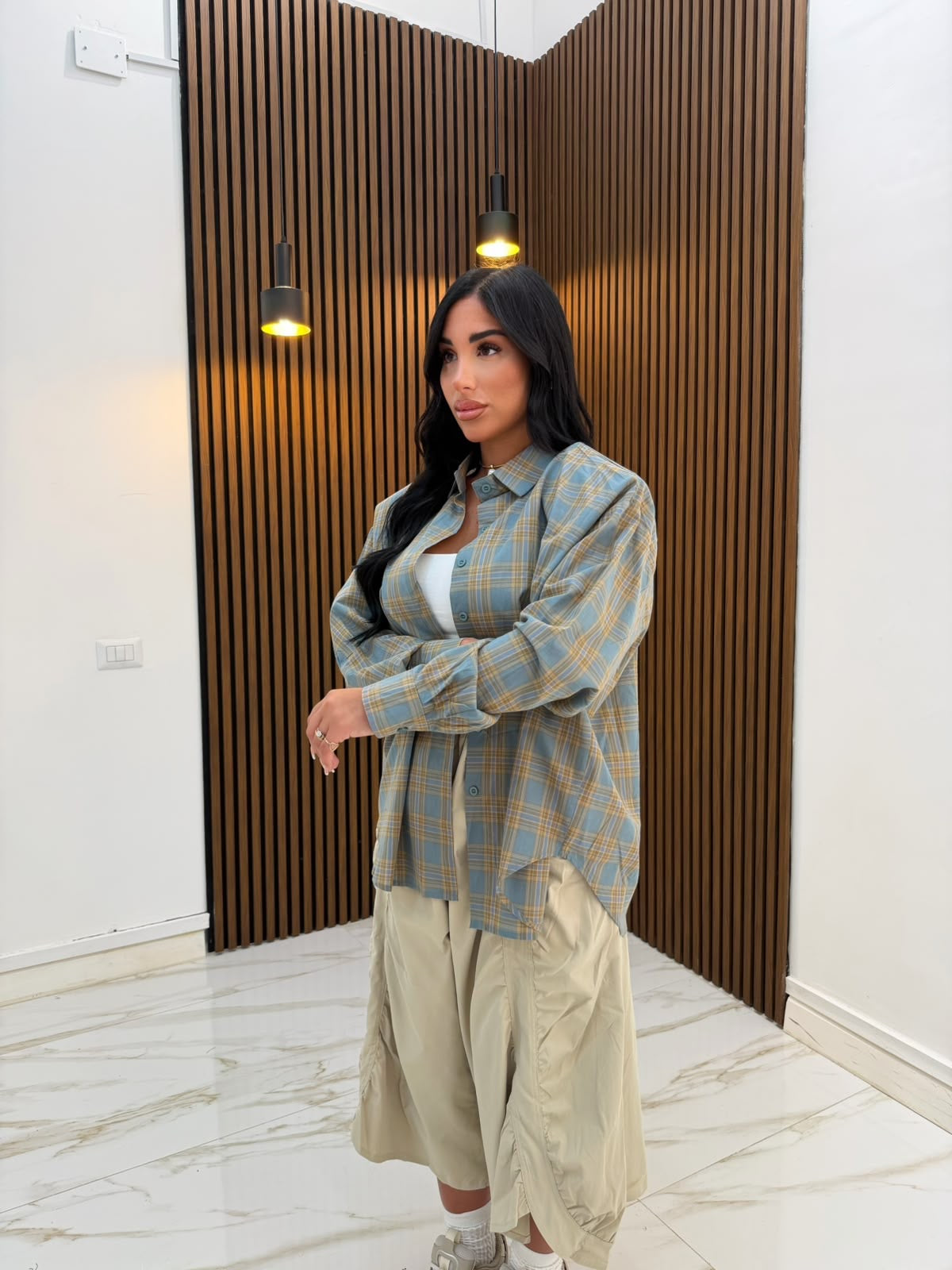 CAMICIA ARMONY CELESTE