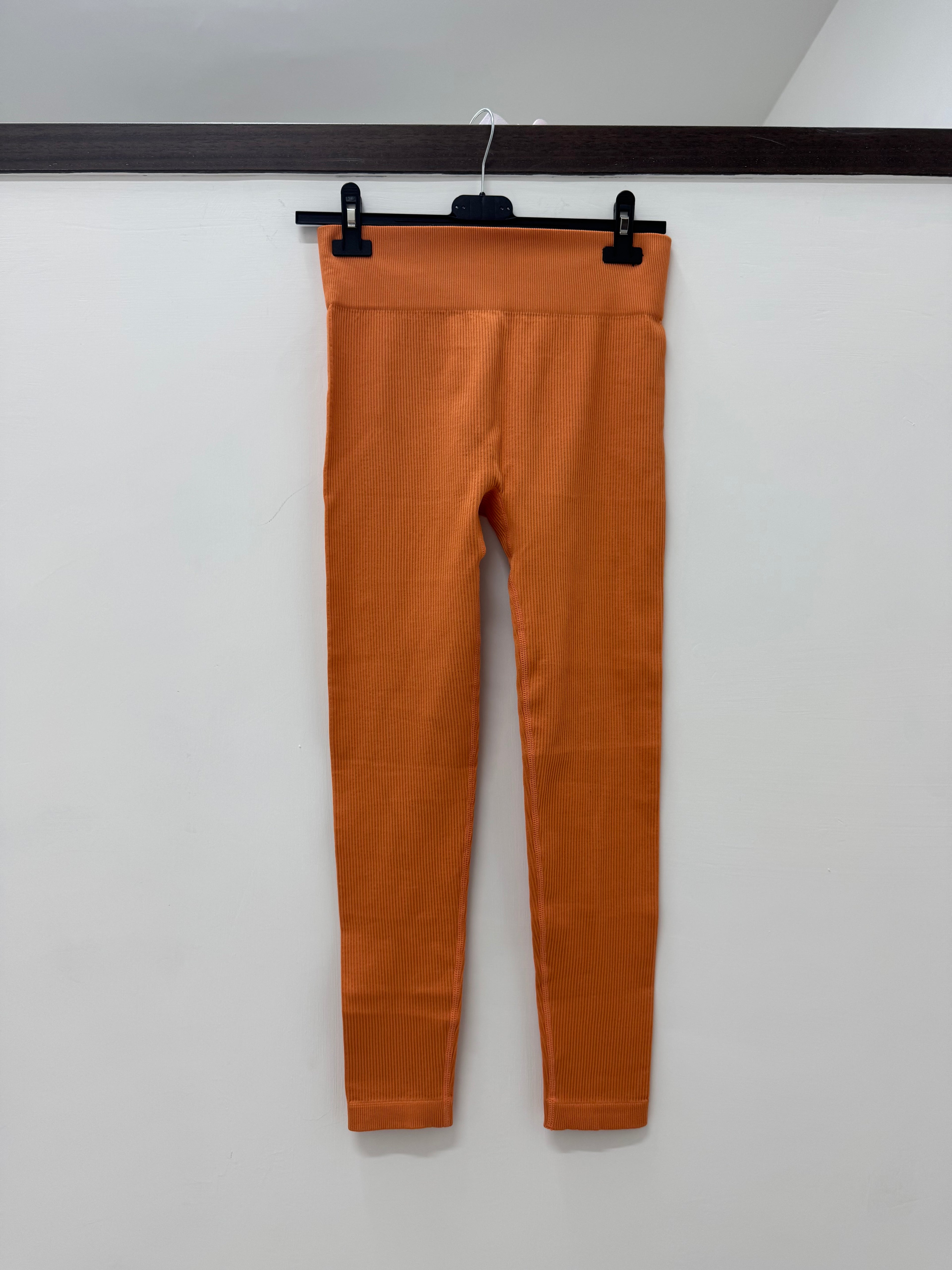 LEGGINS A COSTINE ARANCIONE
