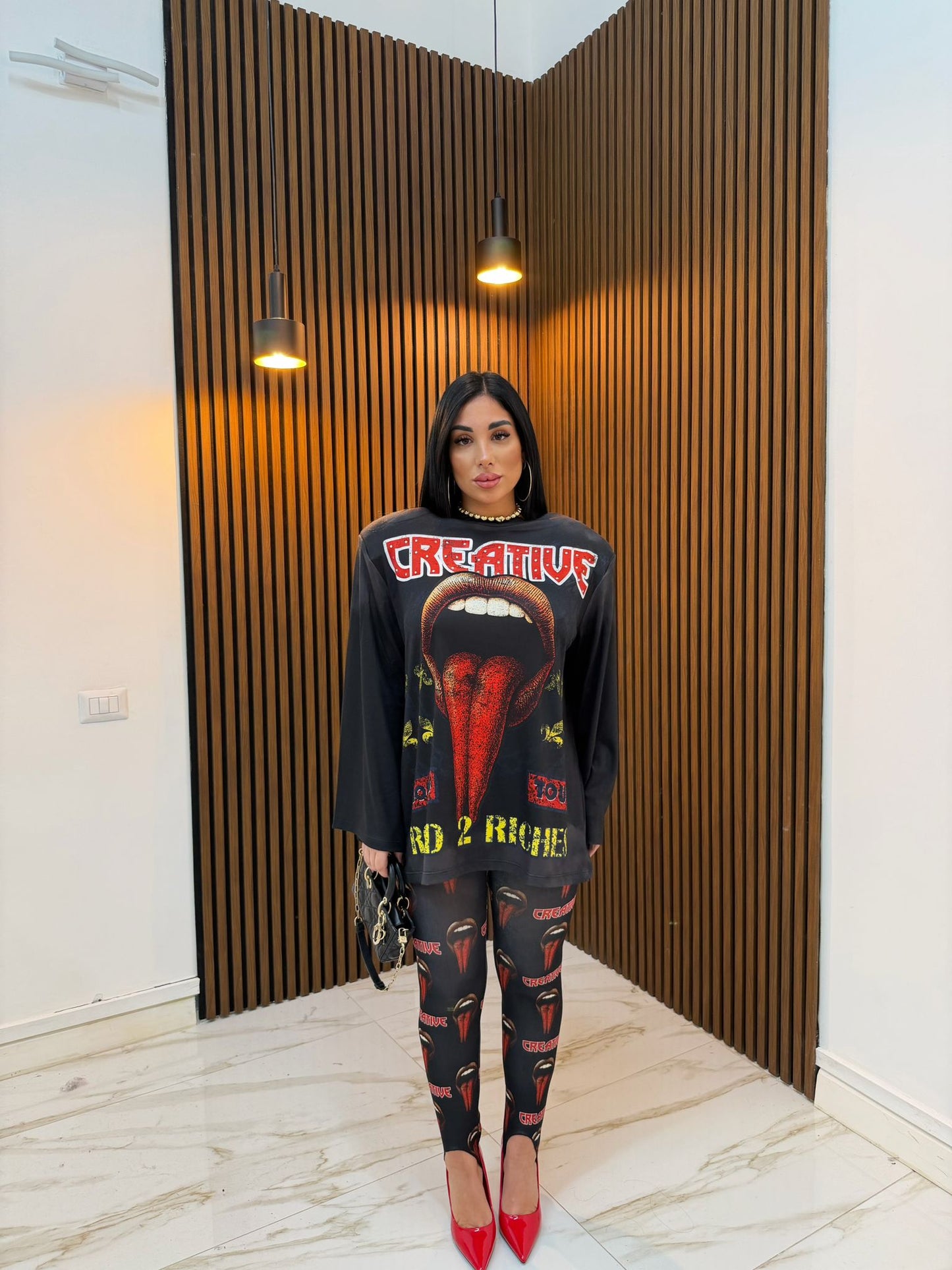 CORDINATO CREATIVE NERO