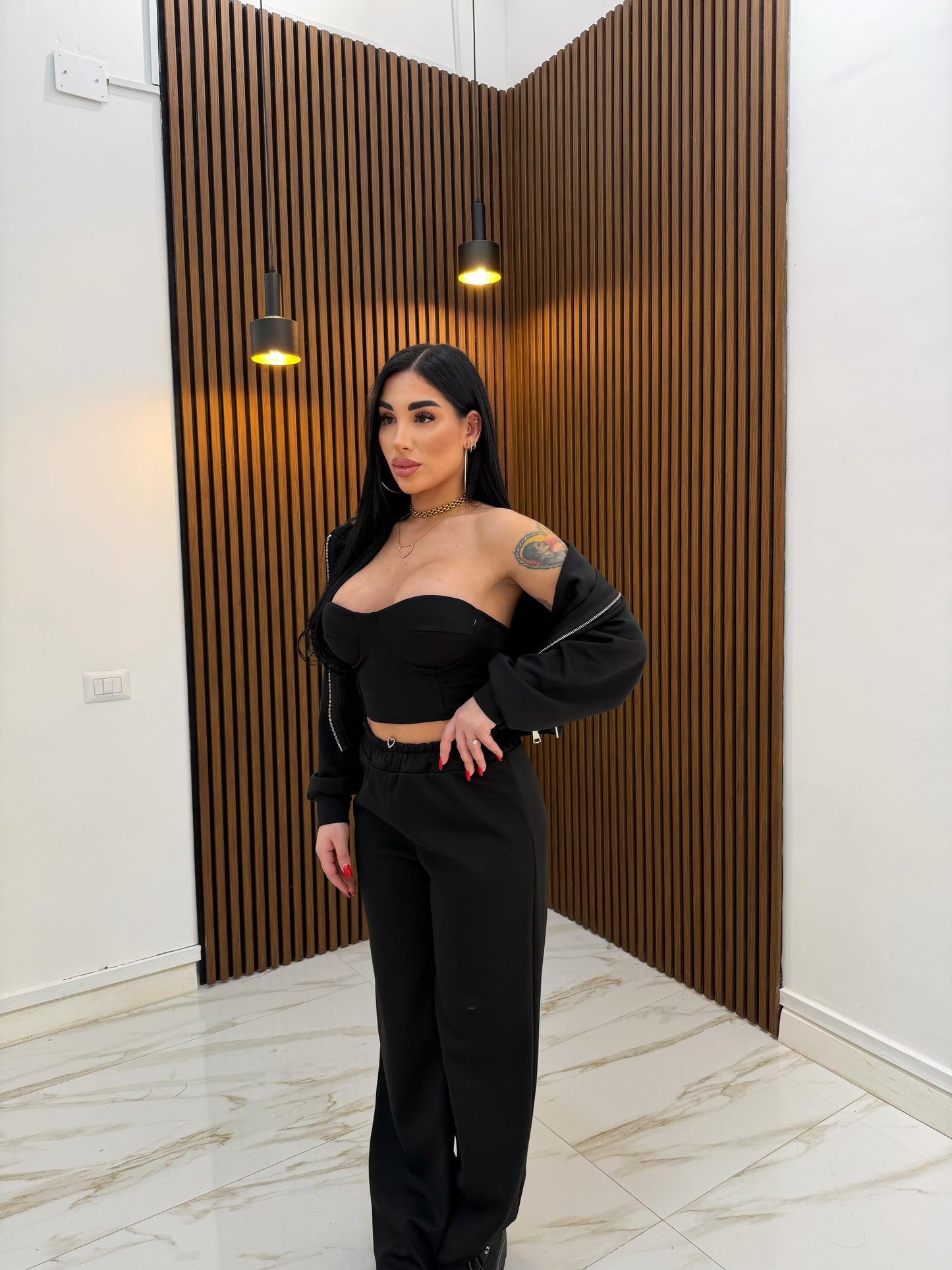 CORDINATO CLARISSA NERO